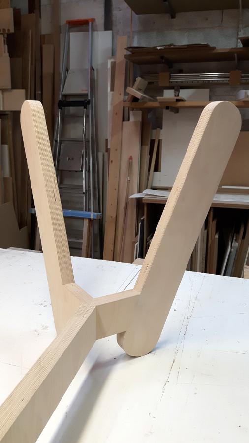 Table multiplis Bouleau